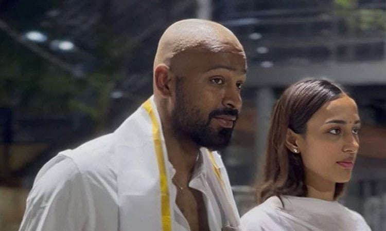 திருப்பதியில் ஹர்திக் பாண்டியா சாமி தரிசனம்
