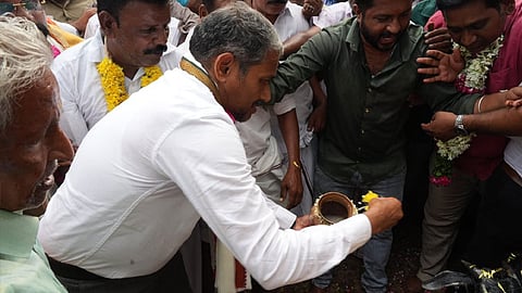சமூக நீதித்துறை அமைச்சர் வன்னியரசு
