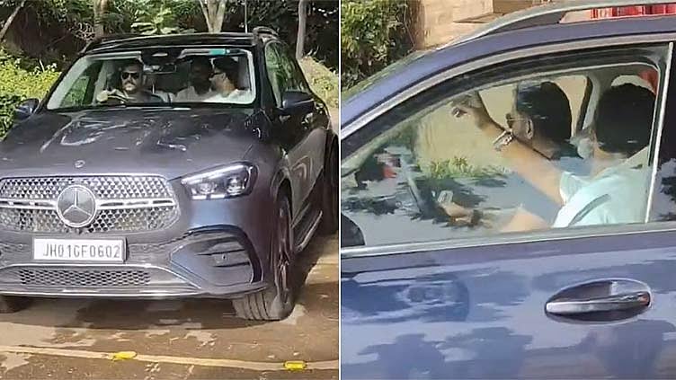 ரிஷப் பண்ட்-ஐ காரில் அழைத்து சென்ற டோனி - வைரல் வீடியோ
