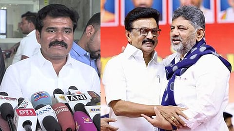 மு.க.ஸ்டாலின் சொல்வதைத்தான் டி.கே.சிவக்குமார் செய்கிறார்; அமைச்சர் நிர்மல்குமார் குற்றச்சாட்டு