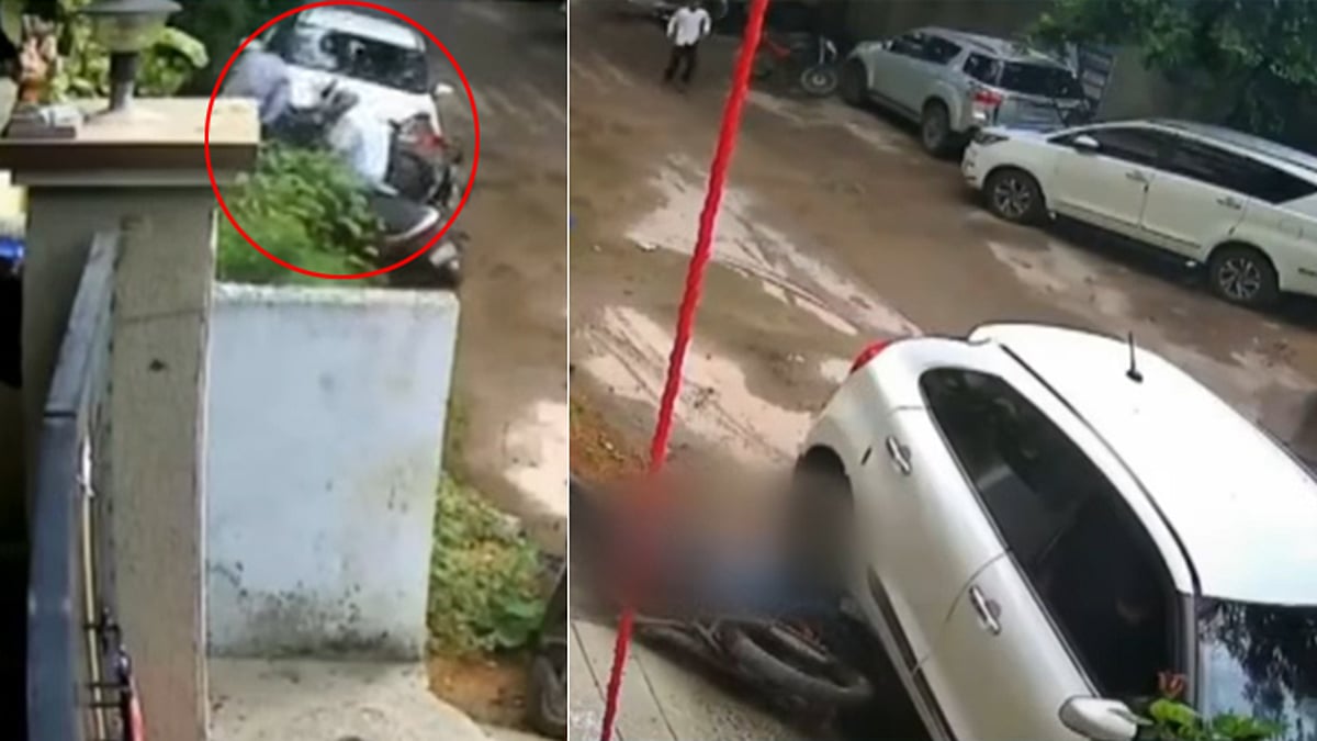 தெலுங்கானா: 17 வயது சிறுவன் ஓட்டி வந்த கார் கட்டுப்பாட்டை இழந்து விபத்து - முதியவர் உயிரிழப்பு