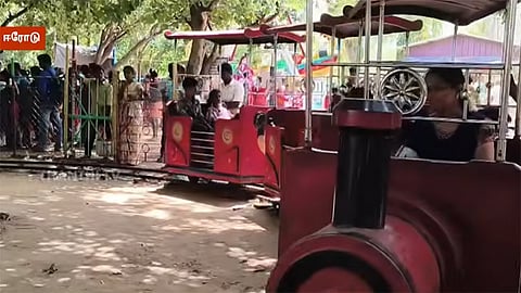 ஆடிப்பெருக்கு விழா: பவானிசாகர் அணை பூங்காவில் குவிந்த சுற்றுலா பயணிகள் 