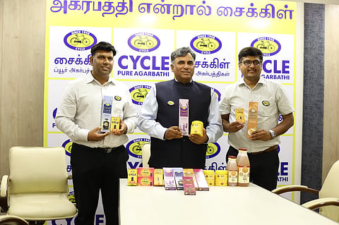 சைக்கிள் பியூர் அகர்பத்தியின் பண்டிகை கால புதிய  தயாரிப்புகள் அறிமுகம்