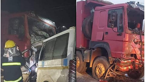 உகாண்டா: வேன் மீது லாரி மோதி கோர விபத்து - 14 பேர் பலி

