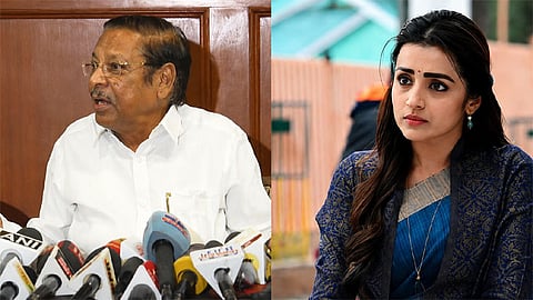 திரிஷா என்ன பிரதமரா? முதல்வரா? - ஆர். எஸ். பாரதி விமர்சனம்