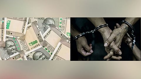 லஞ்சம் வாங்கி அரசு ஊழியர்கள் கைது 