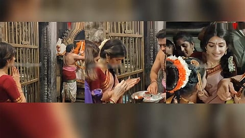 திருவண்ணாமலை அண்ணாமலையார் கோவிலில் நடிகை ஸ்ரீலீலா சாமி தரிசனம்

