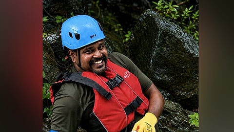 நீச்சல் வீரர் ராஜேஷ்