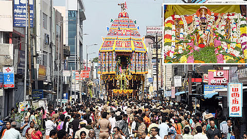 சேலம்: கோட்டை மாரியம்மன் கோவிலில் இன்று தேரோட்டம்