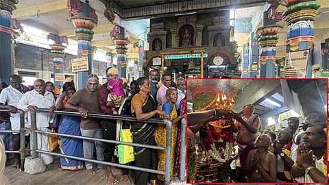 இருக்கன்குடி மாரியம்மன் கோவிலில் ஆடி பெருந்திருவிழா தொடங்கியது