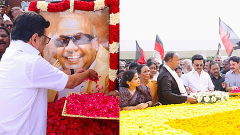 கருணாநிதியின் நினைவுதினம்: நவீனத் தமிழ்நாட்டை உருவாக்கிய சிற்பி! - மு.க.ஸ்டாலின் புகழஞ்சலி