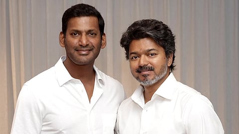 
'விஜய்' என்ற பெயர் 100 ஆண்டுகள் நிலைத்து நிற்கும்... விஷால் நெகிழ்ச்சி பேச்சு 