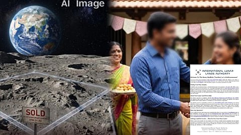 வருங்கால மனைவிக்கு திருமண பரிசாக நிலவில் 1 ஏக்கர் நிலம் வாங்கிய புது மாப்பிள்ளை
