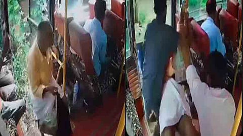 வாலிபர் அதுல் முதியவரைக் காப்பாற்றினார்.