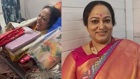 62-வது பிறந்தநாளையொட்டி நடிகை நளினிக்கு 62 புடவைகளை பரிசளித்த தம்பி