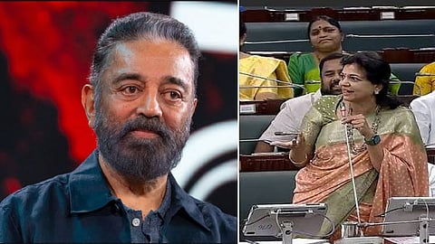 சவுமியா அன்புமணிக்கு  கமல்ஹாசன் பாராட்டு 