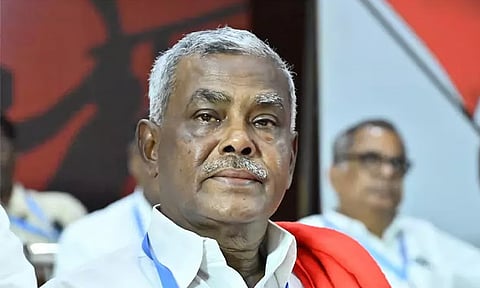 மார்க்சிஸ்ட் கம்யூனிஸ்ட் கட்சியின் மாநில செயலாளர் பெ. சண்முகம்