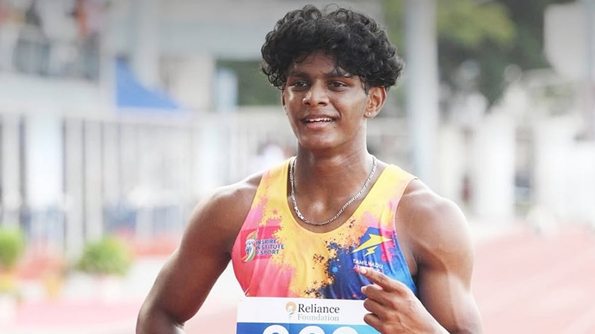 தேசிய யூத் தடகளம்: 100 மீட்டர் ஓட்டத்தில் புதிய சாதனை படைத்த நீல் சாம்ராஜ்