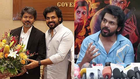 
"எனக்கு அரசியலுக்கு வரும் எண்ணம் இல்லை"- நடிகர் கார்த்தி பேட்டி