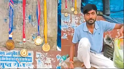 இந்தியாவுக்காக 4 தங்கம் வென்ற விளையாட்டு வீரர் அமர்தீப் குமார்.