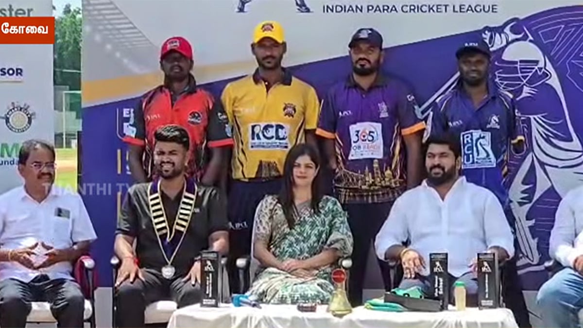 கோவையில் இந்தியன் பாரா கிரிக்கெட் லீக் போட்டி - தொடக்க நிகழ்ச்சியில் கனிமொழி சந்தோஷ் எம்.எல்.ஏ. பங்கேற்பு
