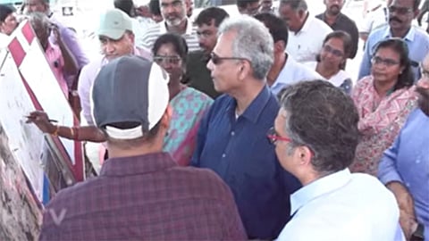 சென்னையில் வடகிழக்கு பருவமழை முன்னெச்சரிக்கை பணிகள் - தலைமை செயலாளர் நேரில் ஆய்வு 