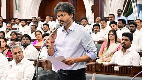 சட்டசபையில் இன்று அனல் பறக்குமா?: முதல்-அமைச்சர் விஜய் பதிலுரை