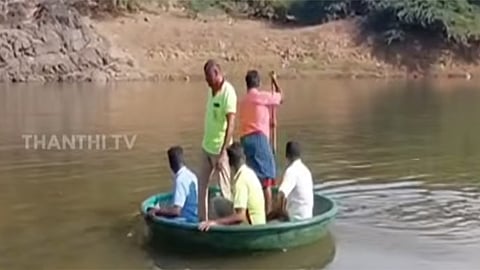 ஒகேனக்கல் காவிரி ஆற்றில் அடித்துச் செல்லப்பட்ட பள்ளி மாணவி - தேடும் பணி தீவிரம்