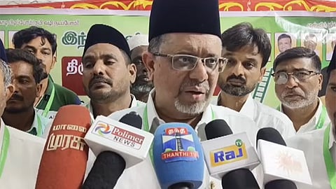 ‘த.வெ.க. குதிரை பேரம் நடத்தியதாக தவறான தகவலை பரப்புகிறார்கள்’ - ஐ.யூ.எம்.எல். கண்டனம் 