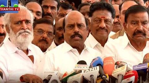 மு.க.ஸ்டாலினின் தியாகத்தை முதல்-அமைச்சர் கொச்சைப்படுத்தி பேசினார்: எ.வ.வேலு குற்றச்சாட்டு