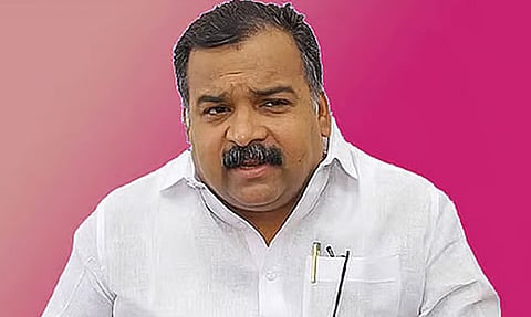 தமிழ்நாடு காங்கிரஸ் தலைவர் மாணிக்கம் தாகூர் எம்.பி. 