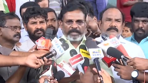 தவெக வேட்பாளர்களின் வெற்றிக்கு விசிக ஆதரவு அளிக்கும்: திருமாவளவன் பேட்டி