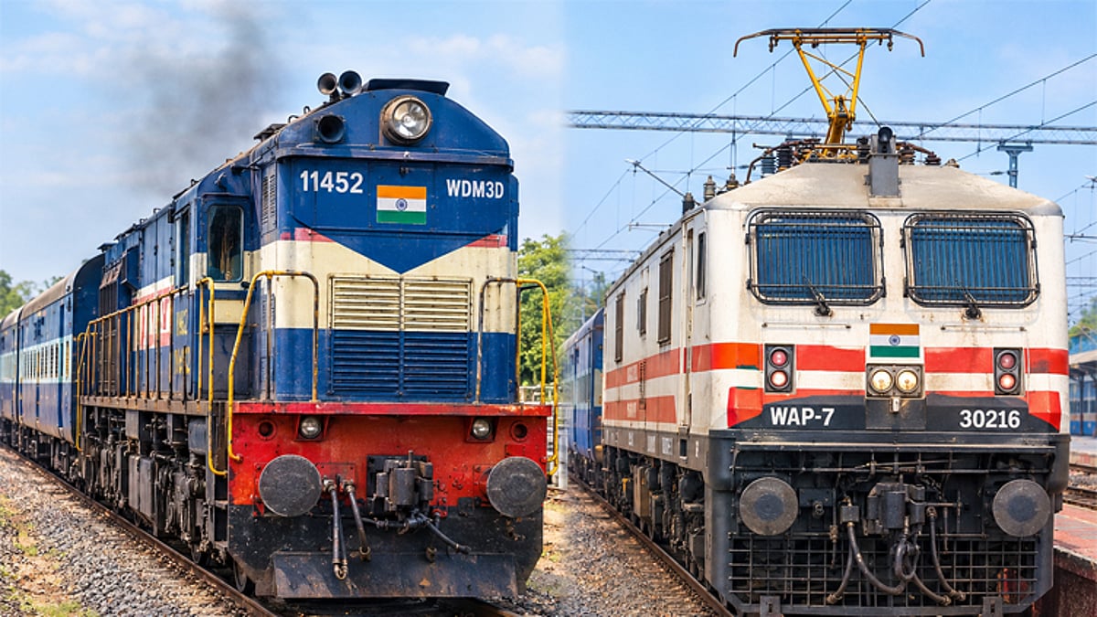 'இனி டீசல் ரெயில் என்ஜின்களுக்கு 'குட்பை': 5,068 கி.மீ. நீள ரெயில் பாதைகள் 100 சதவீதம் மின்மயமாக்கல்
