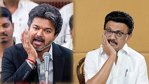நீங்கள் கை வைத்து தாடையை காண்பித்தது சரிதான்: விஜய்க்கு மு.க.ஸ்டாலின் பதிலடி