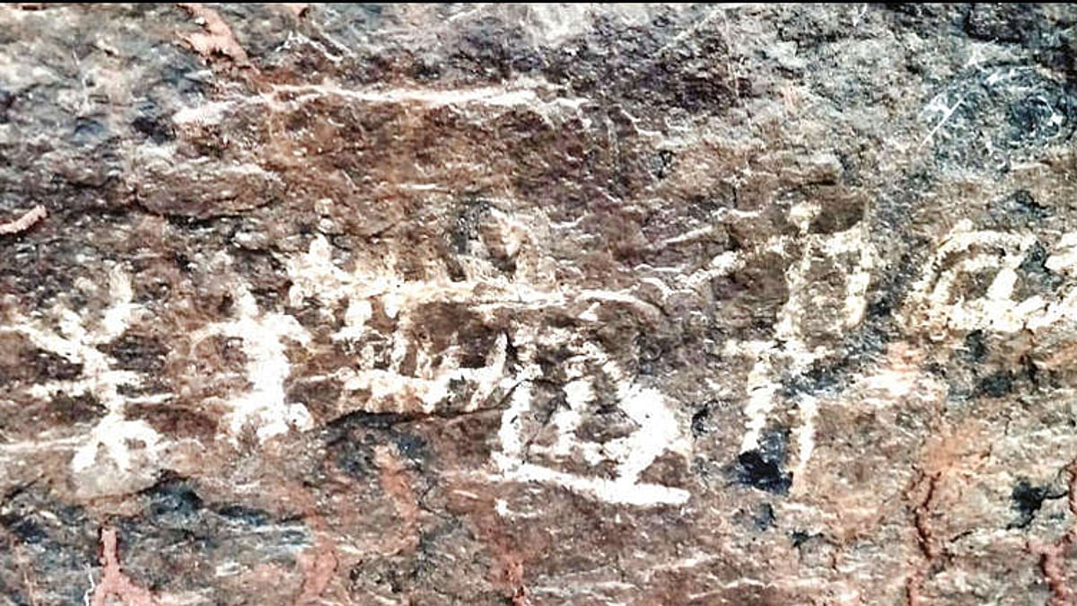 கடமலைக்குண்டு அருகே 4 ஆயிரம் ஆண்டுகள் பழமையான பாறை ஓவியங்கள் கண்டுபிடிப்பு!