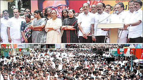 முதல்-அமைச்சர் விஜய்க்கு எதிராக ஆர்ப்பாட்டம்: திமுகவினர் 700 பேர் மீது வழக்கு
