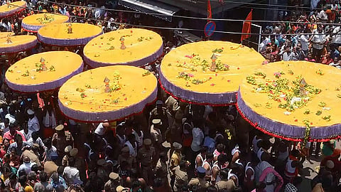 திருப்பதி திருக்குடைகள் ஊர்வலம்: சென்னையில் இன்று போக்குவரத்து மாற்றம்