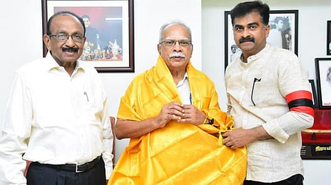 மலேசிய உரிமை கட்சி தலைவர் பேராசிரியர் ராமசாமி சென்னை வருகை: வைகோவுடன் சந்திப்பு