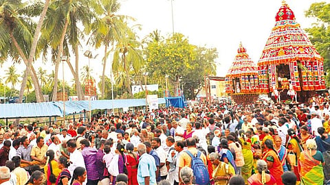 பிள்ளையார்பட்டி விநாயகர் சதுர்த்தி விழா, தேரோட்டம்