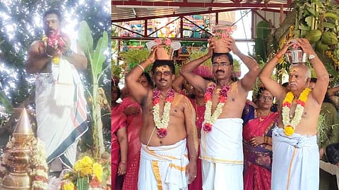 கோவை: ஸ்ரீவாரி கார்டன் சக்தி விநாயகர் கோவில் கும்பாபிஷேக விழா