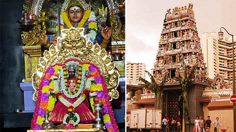 சிங்கப்பூர் சீனா டவுனில் மாரியம்மன் கோவில்