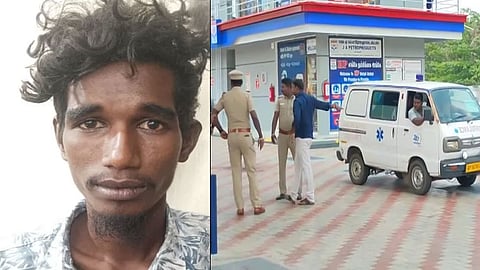 பெட்ரோல் பங்கில் பயங்கரம்... வாலிபர் வெட்டிக்கொலை - மர்ம கும்பலுக்கு போலீசார் வலைவீச்சு