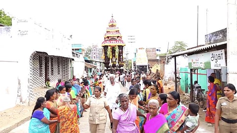 திருக்கோளூர் வைத்தமாநிதி பெருமாள் கோவிலில் ஆவணி திருவிழா விமரிசையாக நடைபெற்றது.