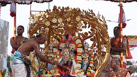 திருப்பதி பிரம்மோற்சவ விழா, கற்பக விருட்ச வாகன சேவை