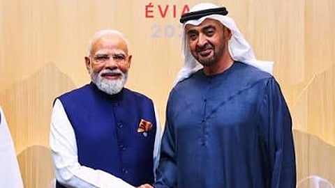 ஐக்கிய அரபு அமீரக அதிபருடன் பிரதமர் மோடி தொலைபேசியில் உரையாடல் 