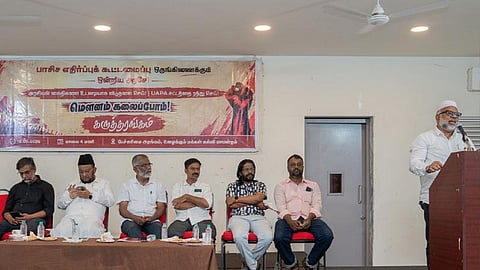 யுஏபிஏ சட்டத்தை ரத்து செய்து அரசியல் கைதிகளை விடுதலை செய்ய வேண்டும்; அரசியல் தலைவர்கள் வலியுறுத்தல்