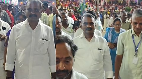 திருப்பதி ஏழுமலையான் கோவிலில் மத்திய இணை மந்திரி எல்.முருகன் சாமி தரிசனம்

