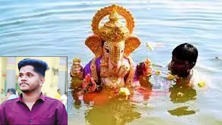 தென்பெண்ணையாற்றில் விநாயகர் சிலையை கரைக்க சென்ற மாணவர் ஆற்றில் மூழ்கி உயிரிழப்பு