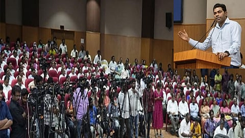 பொறியாளர்கள் மிகுந்த கவனத்துடனும், துடிப்புடனும் பணியாற்ற வேண்டும் - அமைச்சர் ஆதவ் அர்ஜுனா