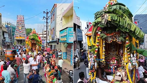 சேலம் ராஜகணபதி கோவிலில் தேரோட்டம்